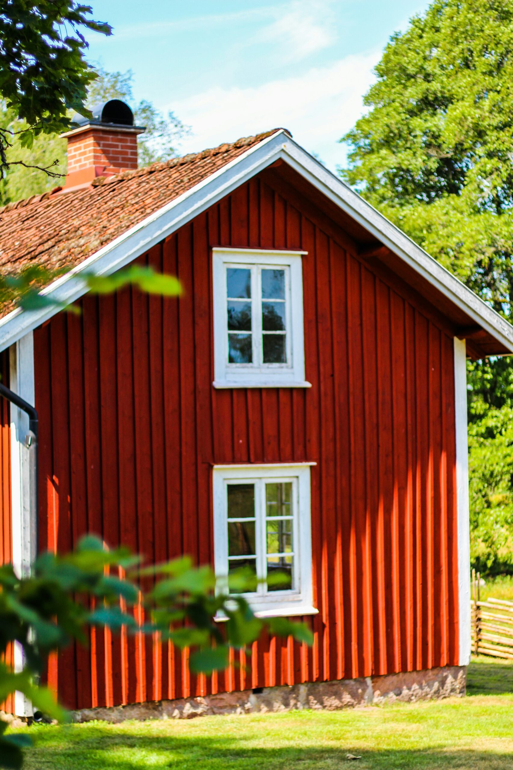 maison en peinture suédoise