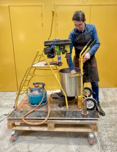 Fabrication de Norskyn, cuite à l'ancienne